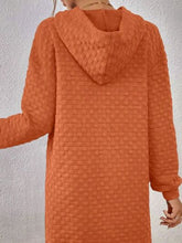 Load image into Gallery viewer, Drawstring Dropped Shoulder Oversized Hoodie