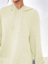 Load image into Gallery viewer, Drawstring Dropped Shoulder Oversized Hoodie