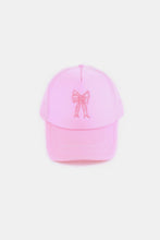 Load image into Gallery viewer, Zenana Ribbon Bow Embroidery Trucker Hat
