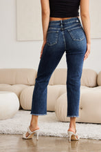 Load image into Gallery viewer, RFM Full Size Tummy Control Distressed High Waist Raw Hem Jeans
