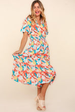 Load image into Gallery viewer, Haptics Full Size Tropical Floral Tiered Dress with Side Pockets

