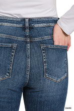Load image into Gallery viewer, PLUS HIGH RISE CROPPED SKINNY DENIM PANTS
