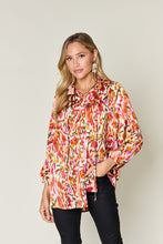 Load image into Gallery viewer, Double Take Full Size Printed Button Up Long Sleeve Shirt

