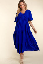 Load image into Gallery viewer, Haptics Tiered Babydoll Maxi Dress with Side Pocket
