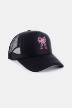 Load image into Gallery viewer, Zenana Ribbon Bow Embroidery Trucker Hat
