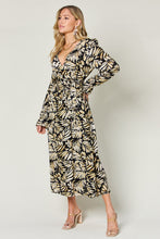 Load image into Gallery viewer, Double Take Full Size Tie Back Flounce Sleeve Dress
