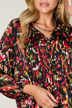 Load image into Gallery viewer, Double Take Full Size Printed Button Up Long Sleeve Shirt
