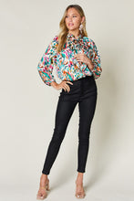 Load image into Gallery viewer, Double Take Full Size Printed Button Up Long Sleeve Shirt
