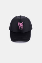 Load image into Gallery viewer, Zenana Ribbon Bow Embroidery Trucker Hat
