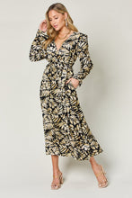 Load image into Gallery viewer, Double Take Full Size Tie Back Flounce Sleeve Dress
