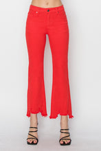 Load image into Gallery viewer, RISEN Raw Hem Bootcut Jeans with Pockets
