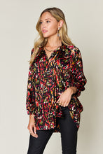 Load image into Gallery viewer, Double Take Full Size Printed Button Up Long Sleeve Shirt
