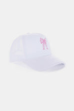 Load image into Gallery viewer, Zenana Ribbon Bow Embroidery Trucker Hat
