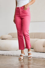 Load image into Gallery viewer, RFM Full Size Tummy Control High Waist Raw Hem Jeans
