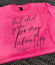 Load image into Gallery viewer, Pray About It Short-Sleeve Tee
