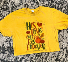 Load image into Gallery viewer, His Love Endures Fall Edition Short-Sleeve Tee
