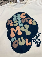 Load image into Gallery viewer, He Restores My Soul Short-Sleeve Tee
