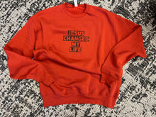 Load image into Gallery viewer, Jesus Changed My Life Sweatshirt

