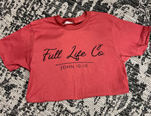 Load image into Gallery viewer, Vintage Full Life Co. Short-Sleeve Logo Tee
