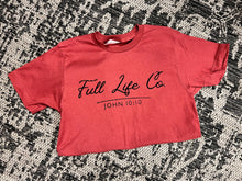 Load image into Gallery viewer, Vintage Full Life Co. Short-Sleeve Logo Tee
