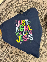 Load image into Gallery viewer, Girl Who Loves Jesus Short-Sleeve Tee
