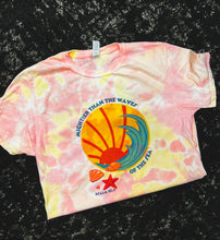 Load image into Gallery viewer, Waves of the Sea Short-Sleeve Tie Dye Tee
