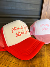 Load image into Gallery viewer, Pretty Girls Love Jesus Trucker Hat
