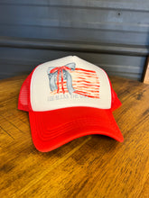 Load image into Gallery viewer, God Bless Coquette Trucker Hat
