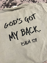 Load image into Gallery viewer, God's Got My Back Short-Sleeve Tee

