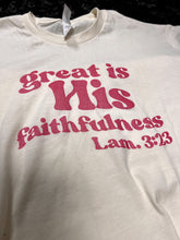 Load image into Gallery viewer, Great is His Faithfulness Short-Sleeve Tee
