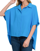 Load image into Gallery viewer, Woven Short-Sleeve Button Down
