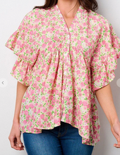 Load image into Gallery viewer, Floral Tie-Back Top
