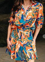 Load image into Gallery viewer, Tropical Skirt/Shirt Set
