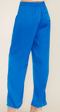 Load image into Gallery viewer, Blue Satin Dress Pants
