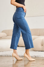 Load image into Gallery viewer, RFM Full Size Tummy Control High Waist Raw Hem Jeans
