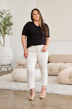 Load image into Gallery viewer, RFM Full Size Tummy Control High Waist Raw Hem Jeans
