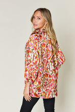 Load image into Gallery viewer, Double Take Full Size Printed Button Up Long Sleeve Shirt
