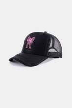 Load image into Gallery viewer, Zenana Ribbon Bow Embroidery Trucker Hat
