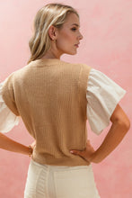 Load image into Gallery viewer, Oh Full Size Ruffled Round Neck Short Sleeve Sweater
