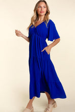 Load image into Gallery viewer, Haptics Tiered Babydoll Maxi Dress with Side Pocket
