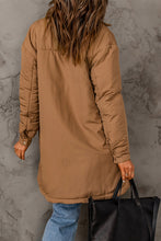 Load image into Gallery viewer, Double Take Snap Down Side Slit Jacket with Pockets

