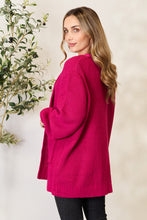 Load image into Gallery viewer, Zenana Full Size Waffle-Knit Open Front Cardigan
