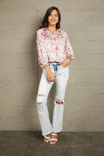 Load image into Gallery viewer, Double Take Floral V-Neck Long Sleeve Shirt
