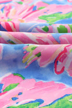 Load image into Gallery viewer, Floral Smocked Square Neck Jumpsuit with Pockets
