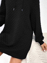 Load image into Gallery viewer, Drawstring Dropped Shoulder Oversized Hoodie
