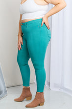 Load image into Gallery viewer, YMI Jeanswear Kate Hyper-Stretch Full Size Mid-Rise Skinny Jeans in Sea Green
