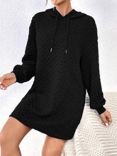 Load image into Gallery viewer, Drawstring Dropped Shoulder Oversized Hoodie
