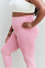 Load image into Gallery viewer, Zenana Fit For You Full Size High Waist Active Leggings in Light Rose

