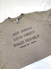 Load image into Gallery viewer, Micah 6:8 Short-Sleeve Tee
