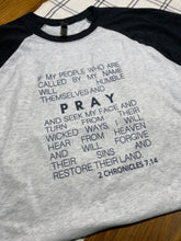 Load image into Gallery viewer, PRAY Raglan Tee

